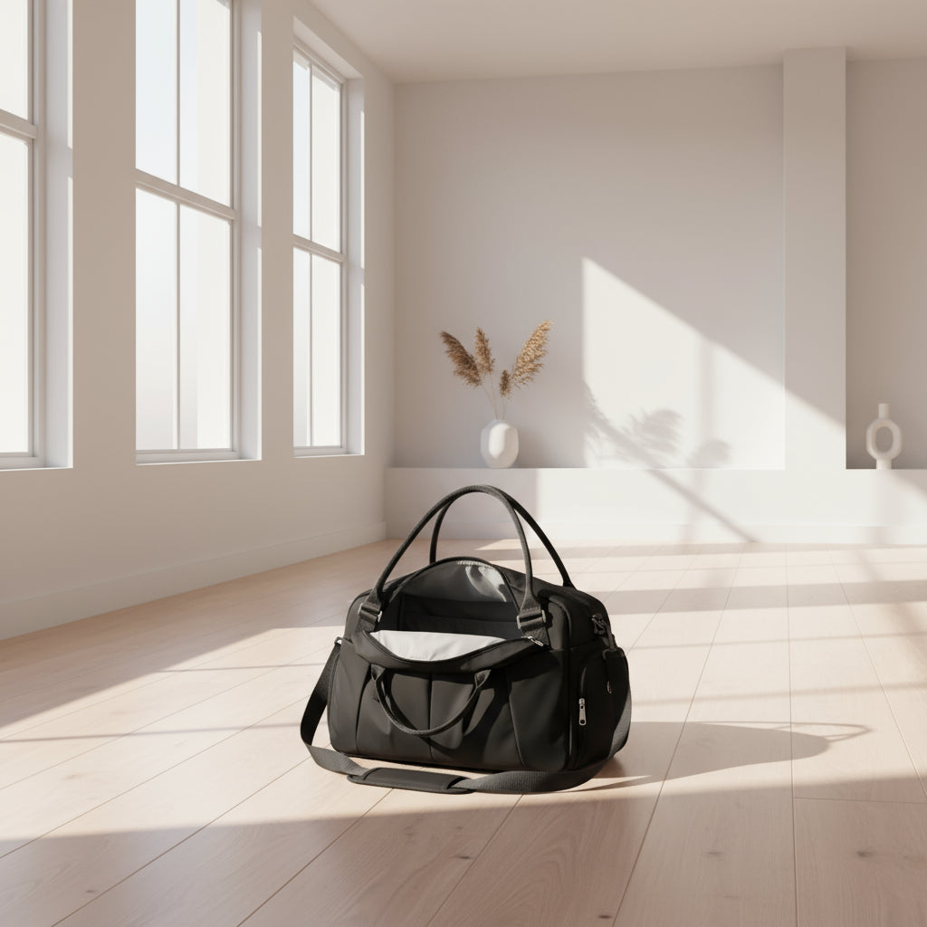 Compact  Gym Duffle with Shoe Compartment