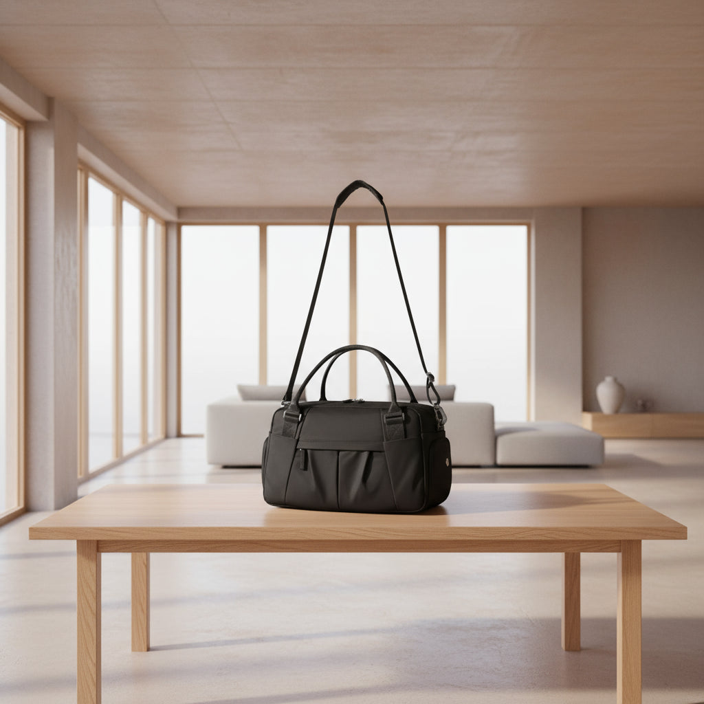 Compact  Gym Duffle with Shoe Compartment